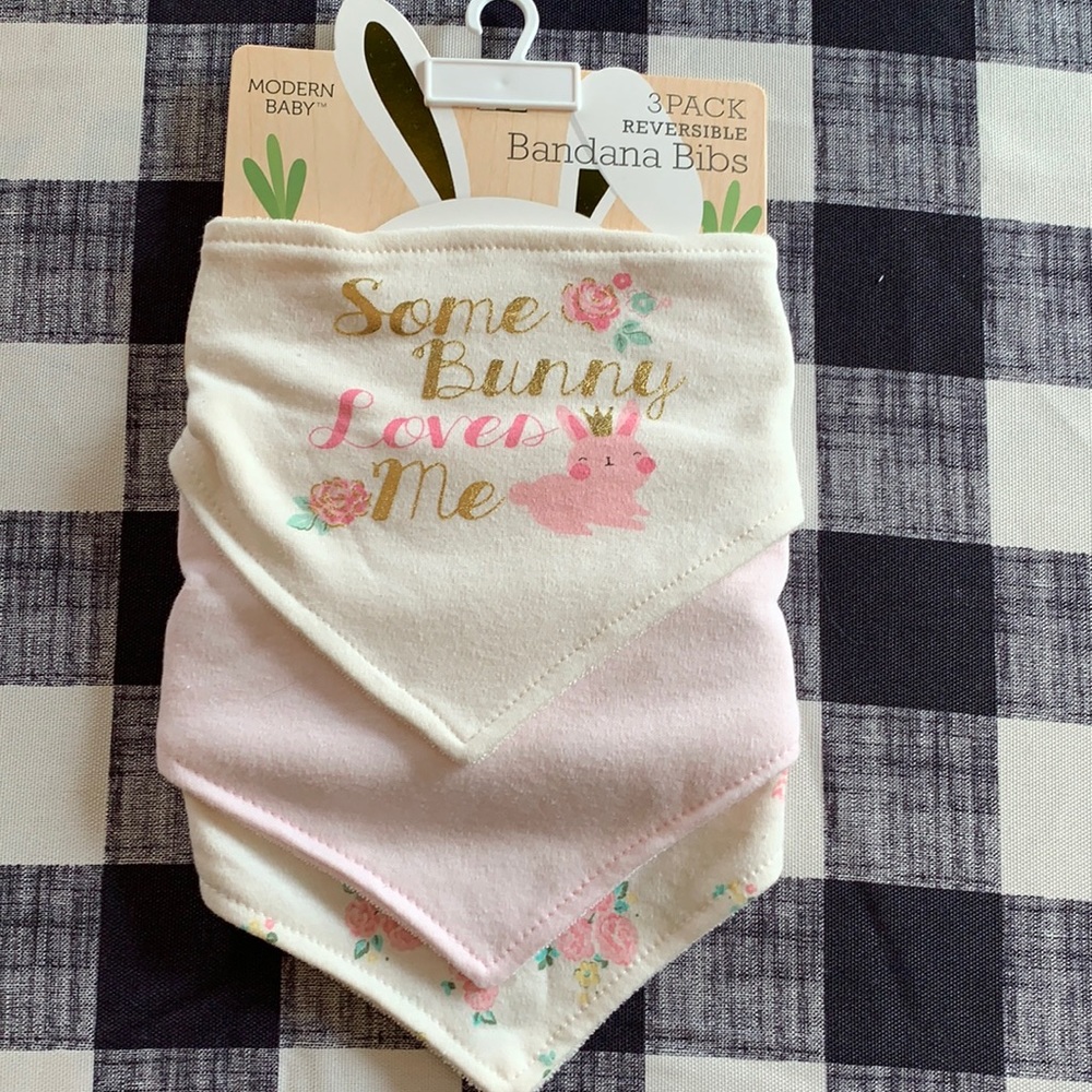 New 3 Pack Baby Bibs